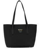 Dkny Noho Logo-pattern Tote - Black