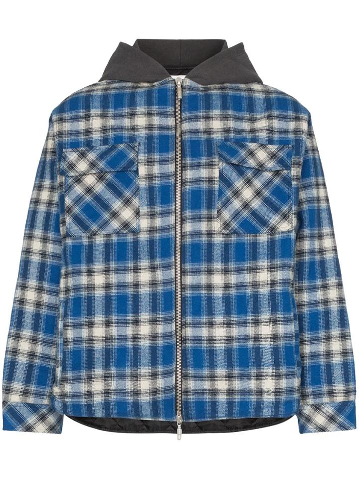 Rhude Checked Jacket - Blue