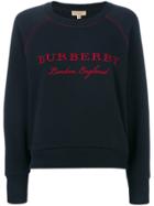 Burberry Logo Sweater - Blue