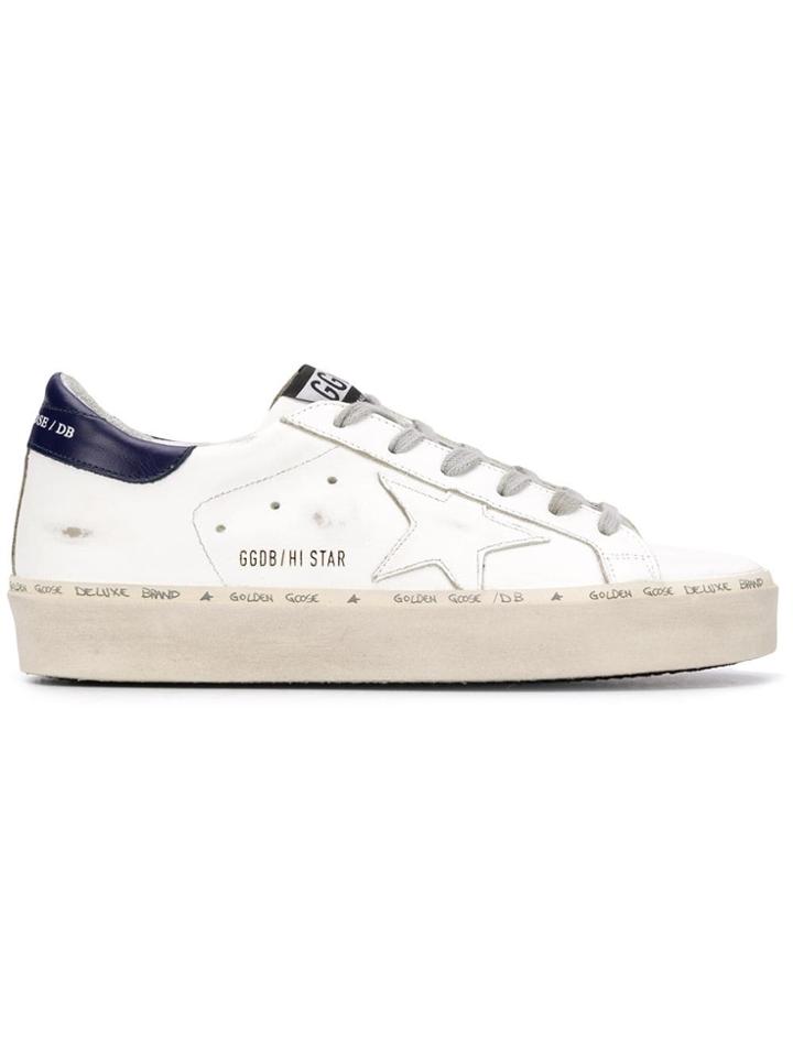 Golden Goose Hi Star Sneakers - White