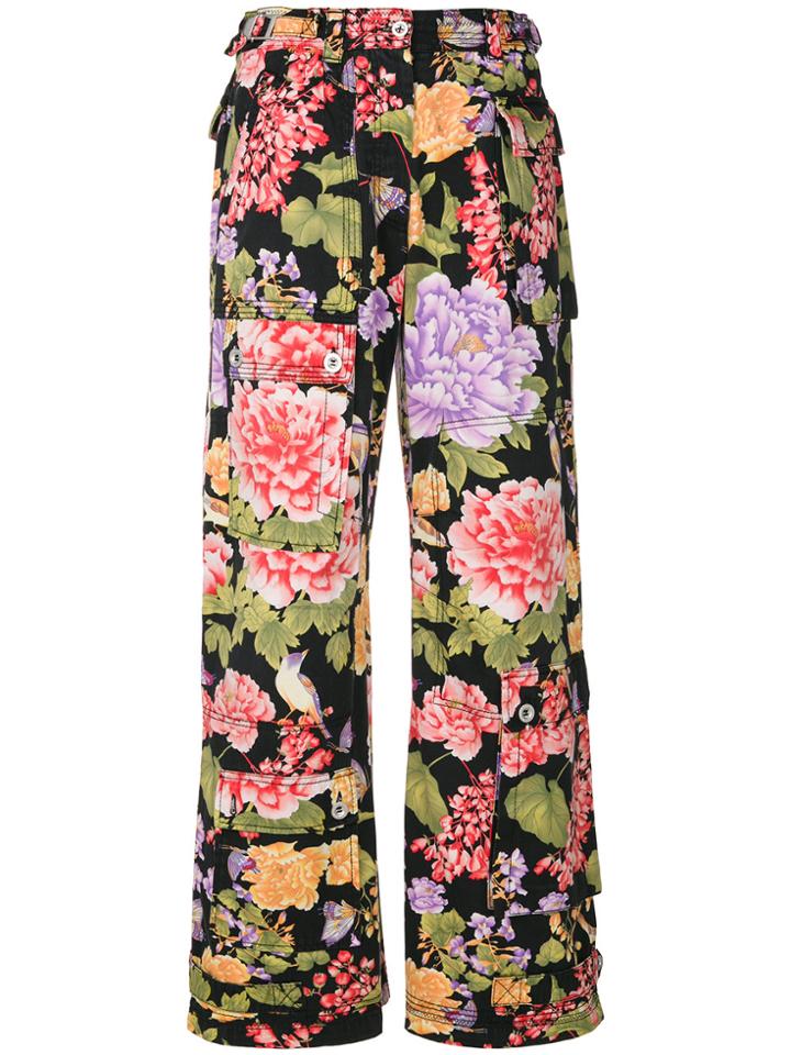 Dolce & Gabbana Vintage Floral Print Trousers - Multicolour