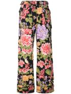 Dolce & Gabbana Vintage Floral Print Trousers - Multicolour