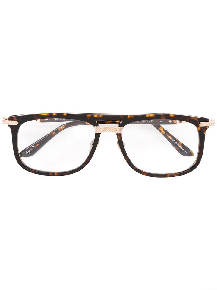 Frency & Mercury - My Burrito Iii Glasses - Unisex - Acetate/titanium - 55, Brown, Acetate/titanium