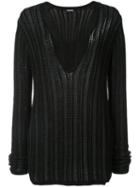 Maiyet - V-neck Jumper - Women - Silk/cotton/cashmere - Xs, Black, Silk/cotton/cashmere