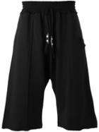 Damir Doma Piotr Shorts, Men's, Size: Large, Black, Cotton/polyester
