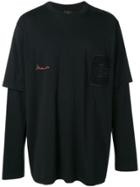 Marcelo Burlon County Of Milan Layered T-shirt - Black