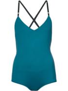 Malia Mills - Crisscross Strap Swimsuit - Women - Nylon/spandex/elastane - 4, Women's, Green, Nylon/spandex/elastane
