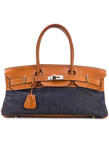 Hermès Vintage Flat Birkin Bag - Blue
