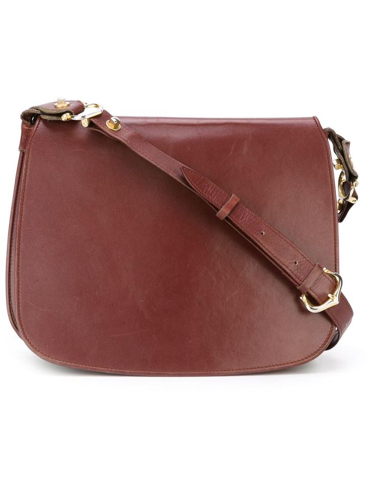 Cartier Vintage Cross-body Bag, Women's, Red