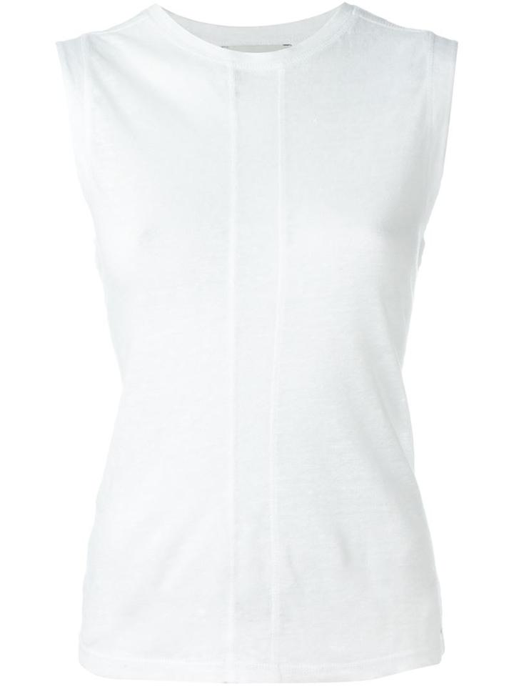 Diesel T-bloc Tank Top, Women's, Size: Xs, White, Linen/flax