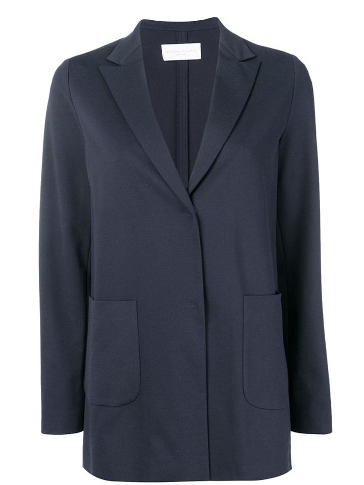 Fabiana Filippi Longline Blazer - Blue