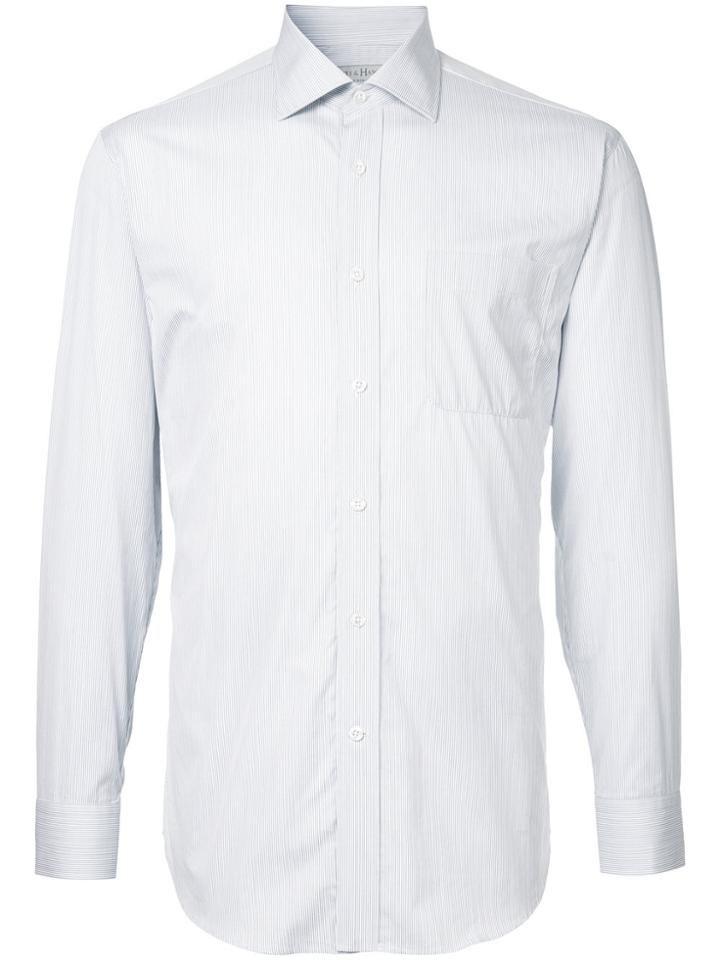 Gieves & Hawkes Striped Slim-fit Shirt - Blue