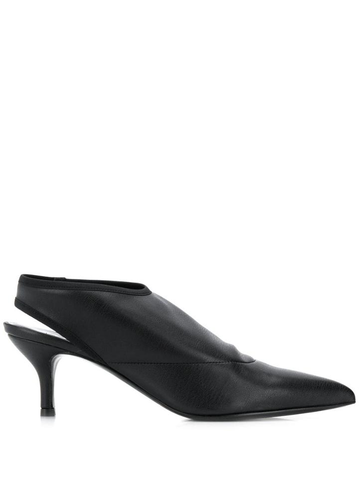 Strategia Slingback Pumps - Black