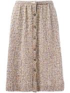 Missoni Vintage Bouclé Knit Skirt - Brown