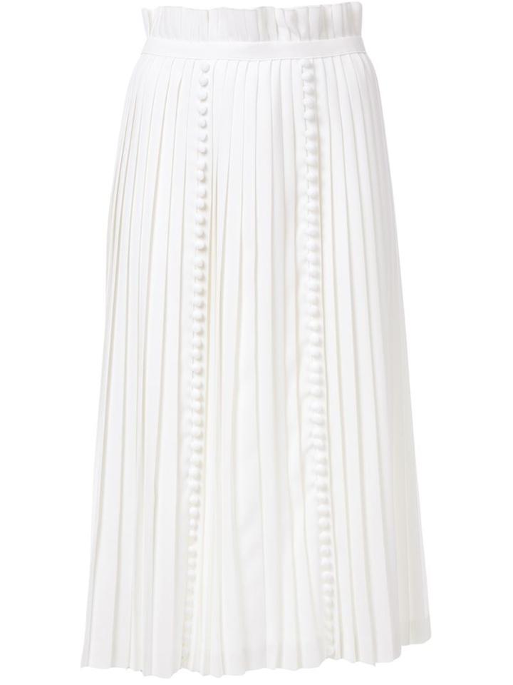 Taro Horiuchi Pleated Midi Skirt