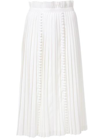 Taro Horiuchi Pleated Midi Skirt