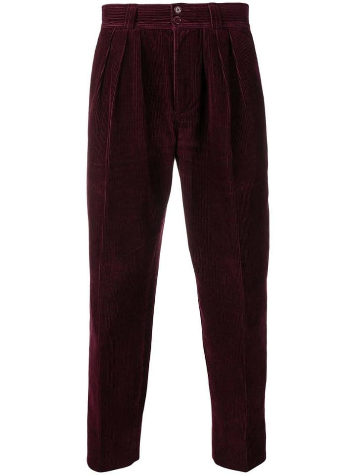 Kenzo Vintage 1980's Tapered Cord Trousers