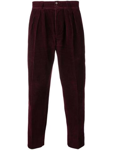 Kenzo Vintage 1980's Tapered Cord Trousers