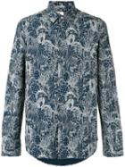 Paul By Paul Smith - Printed Shirt - Men - Cotton - Xl, Blue, Cotton