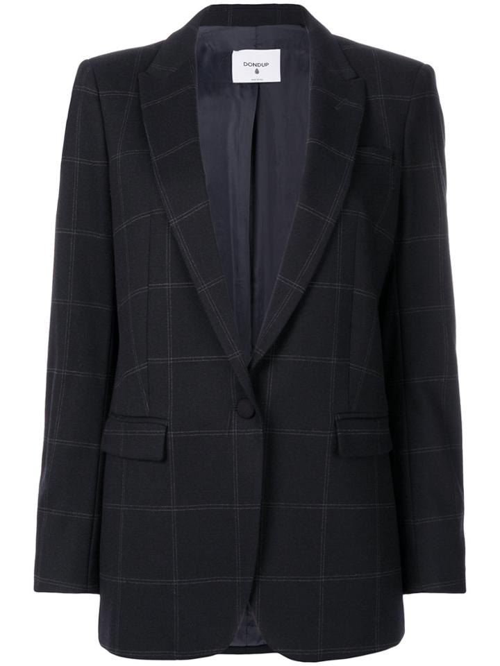 Dondup Checked Blazer - Blue