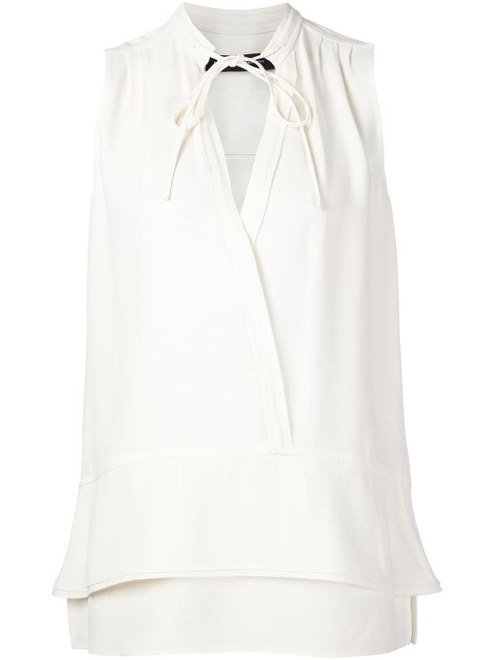 Proenza Schouler Sleeveless Wrap Around Blouse