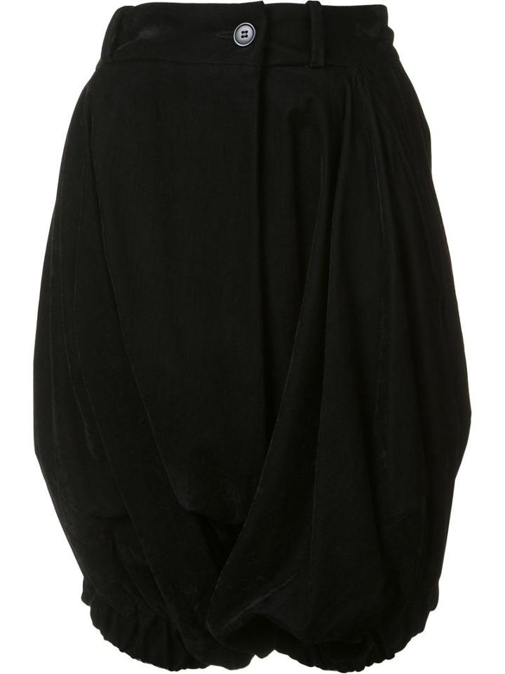 Vivienne Westwood Red Label - Pleated Balloon Shorts - Women - Cotton/spandex/elastane/viscose - 42, Black, Cotton/spandex/elastane/viscose