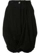 Vivienne Westwood Red Label - Pleated Balloon Shorts - Women - Cotton/spandex/elastane/viscose - 42, Black, Cotton/spandex/elastane/viscose