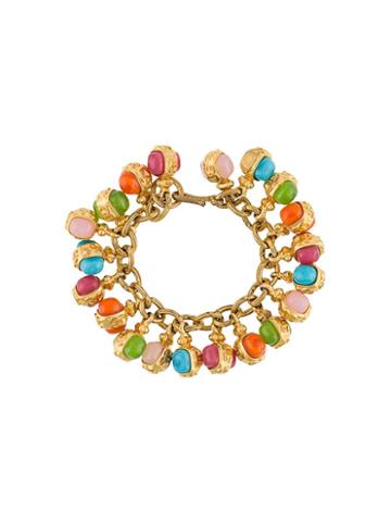 Chanel Vintage Gripoix Charm Bracelet