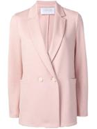 Harris Wharf London Double Breasted Blazer - Pink