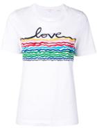 Chinti & Parker Love Waves Print T-shirt - White