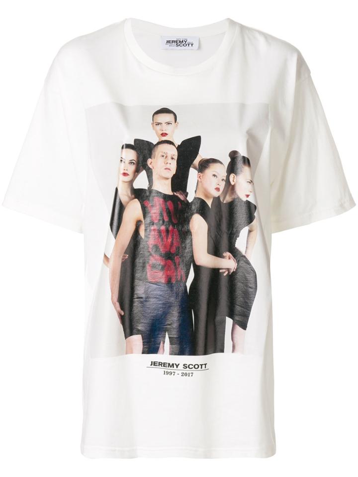 Jeremy Scott Front Printed T-shirt - White