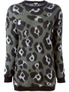 P.a.r.o.s.h. Leopard Intarsia Sweater