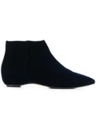 The Seller Pointed Ankle Boots - Blue