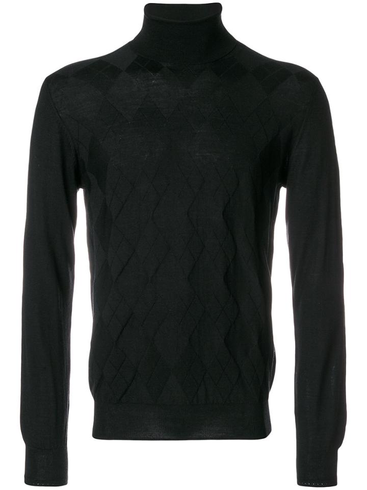 Paolo Pecora Roll-neck Sweater - Black