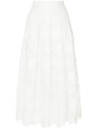 Bambah Mist Midi Skirt - White