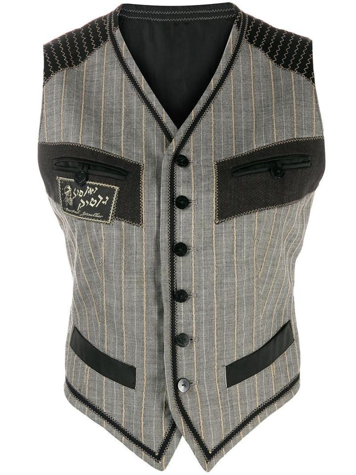 Jean Paul Gaultier Pre-owned 1990's Les Rabbins Chic Vest - Grey