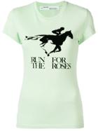 Off-white Run For The Roses T-shirt - Green