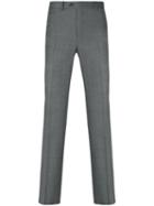 Brioni - Tailored Trousers - Men - Cotton/polyester/cupro/virgin Wool - 52, Grey, Cotton/polyester/cupro/virgin Wool