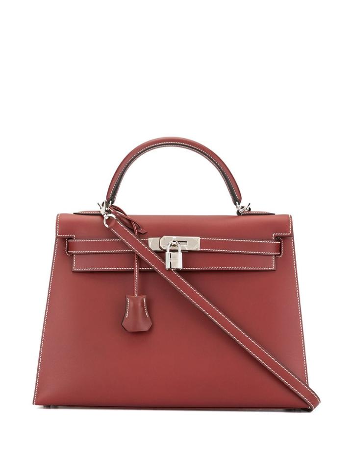Hermès Pre-owned Kelly 32 2way Bag - Red
