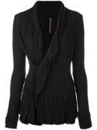 Rick Owens Lilies - Draped Cache-coeur - Women - Cotton/viscose/polyimide - 42, Black, Cotton/viscose/polyimide