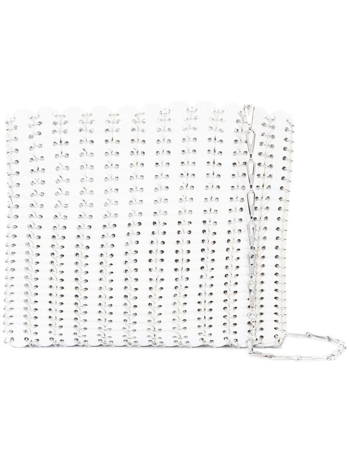 Paco Rabanne - Iconic Tote Bag - Women - Leather - One Size, Women's, White, Leather