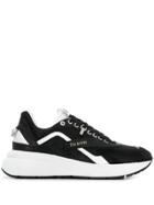 Cesare Paciotti 4us Textured Detail Sneakers - Black