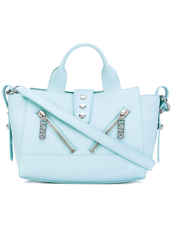 Kenzo - Kalifornia Shoulder Bag - Women - Calf Leather - One Size, Women's, Blue, Calf Leather