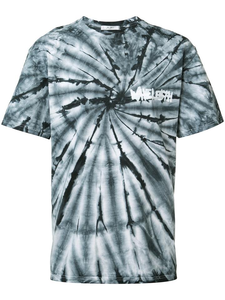 Julien David Tie Dye T-shirt, Size: Medium, Brown, Cotton