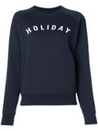 Holiday - Branded Sweatshirt - Women - Cotton - M, Blue, Cotton