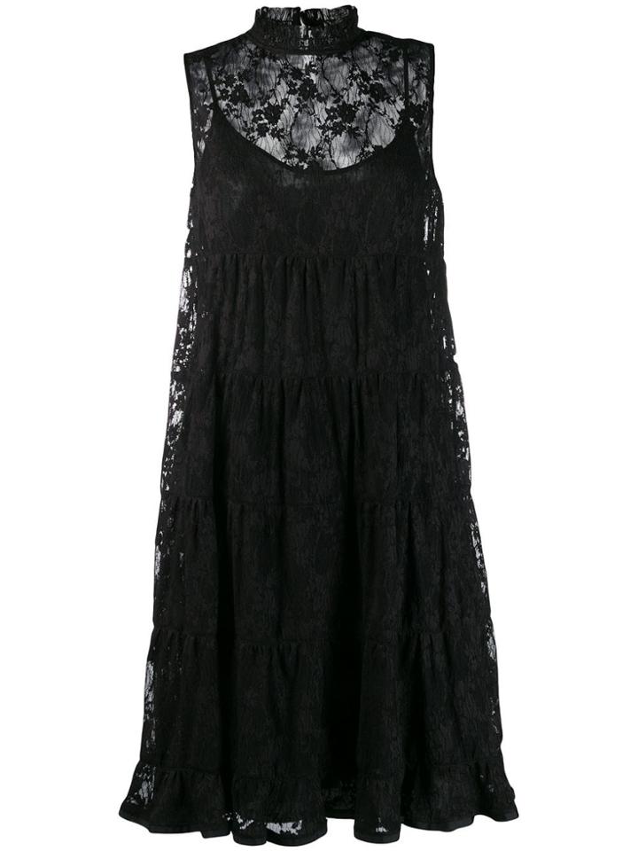 See By Chloé Lace Midi Dress - Black
