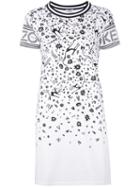Kenzo - Printed Dress - Women - Cotton - Xs, White, Cotton