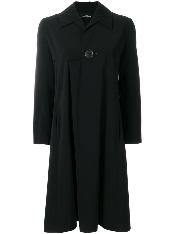 Comme Des Garçons Vintage Single Button Shirt Dress - Black