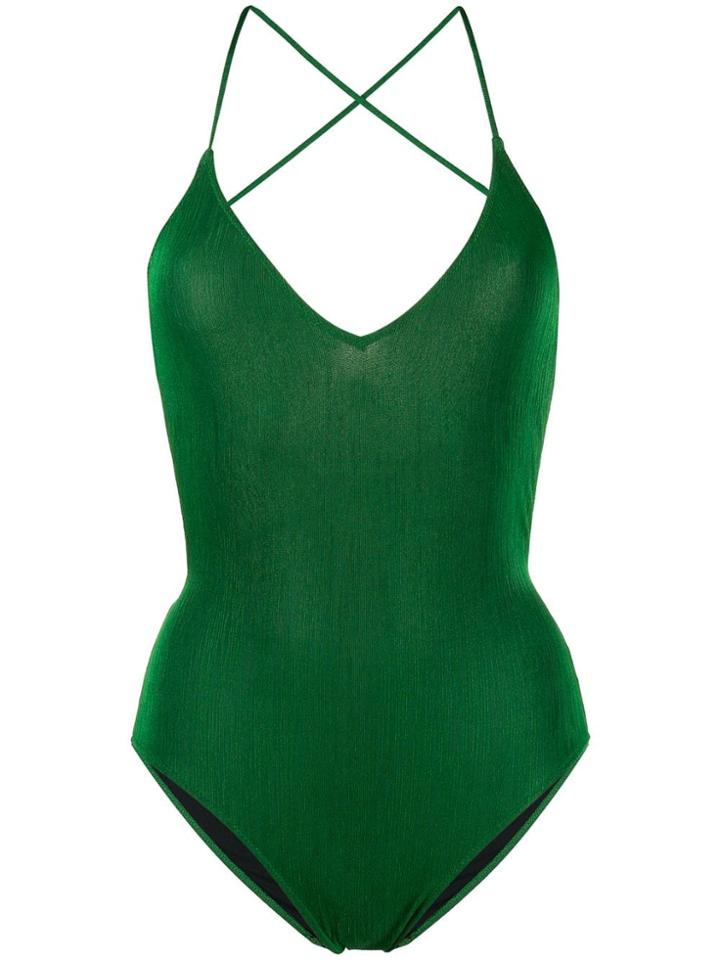 Mc2 Saint Barth Reversible Swimsuit - Green