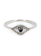 Ileana Makri Sapphire And Diamond Eye Ring - White